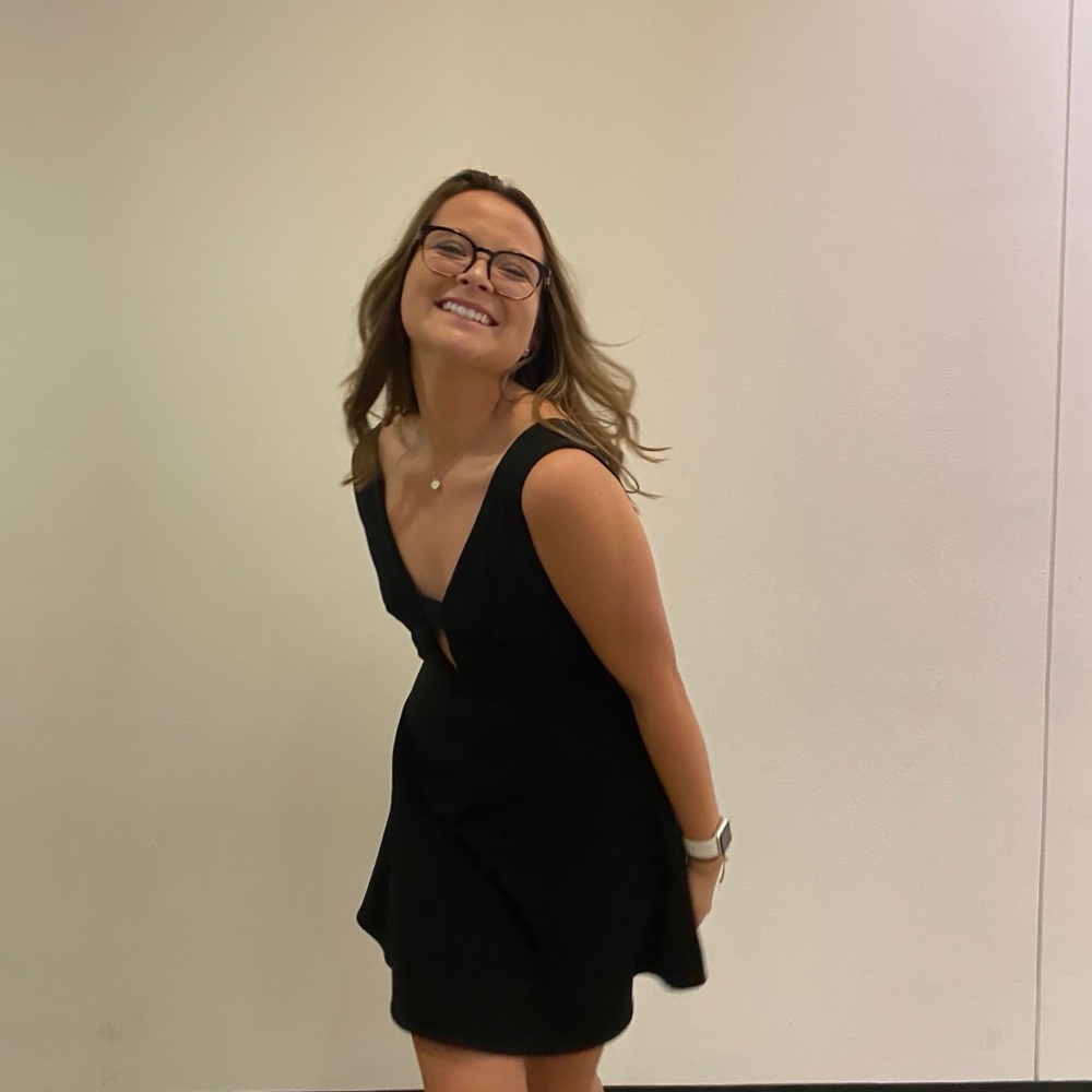 Short black dress